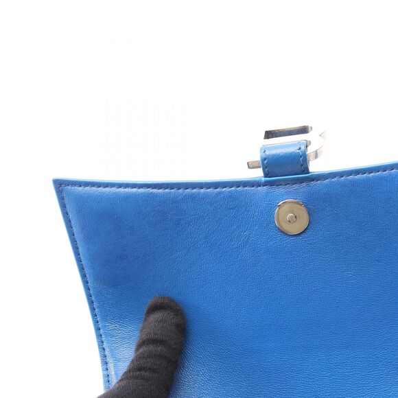 Balenciaga Handbag Hour Glass Small Blue Leather Hour Glass Ladies B - Picture 6 of 9